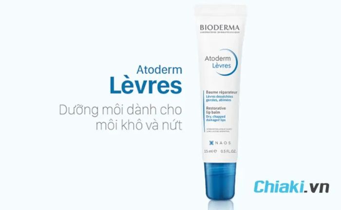 Kem dưỡng môi Bioderma Atoderm Baume Levres