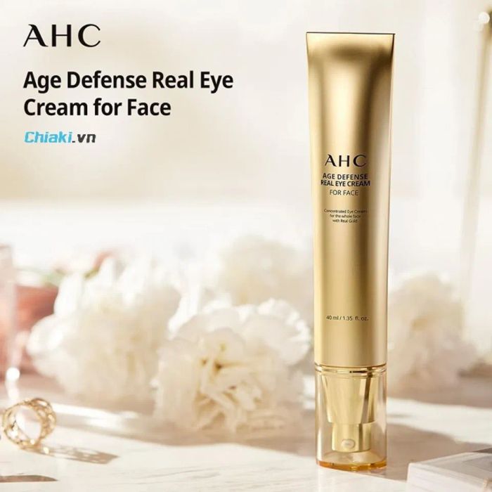 Kem mắt chống lão hóa AHC Age Defense Real Eye Cream For Face chống lại dấu hiệu lão hóa cho khuôn mặt và vùng mắt