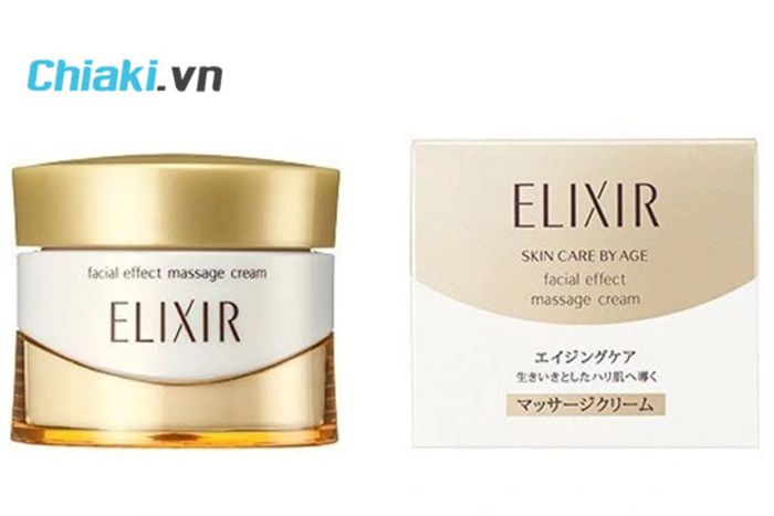 Kem massage nâng cơ mặt  Elixir Facial Effect Massage Cream