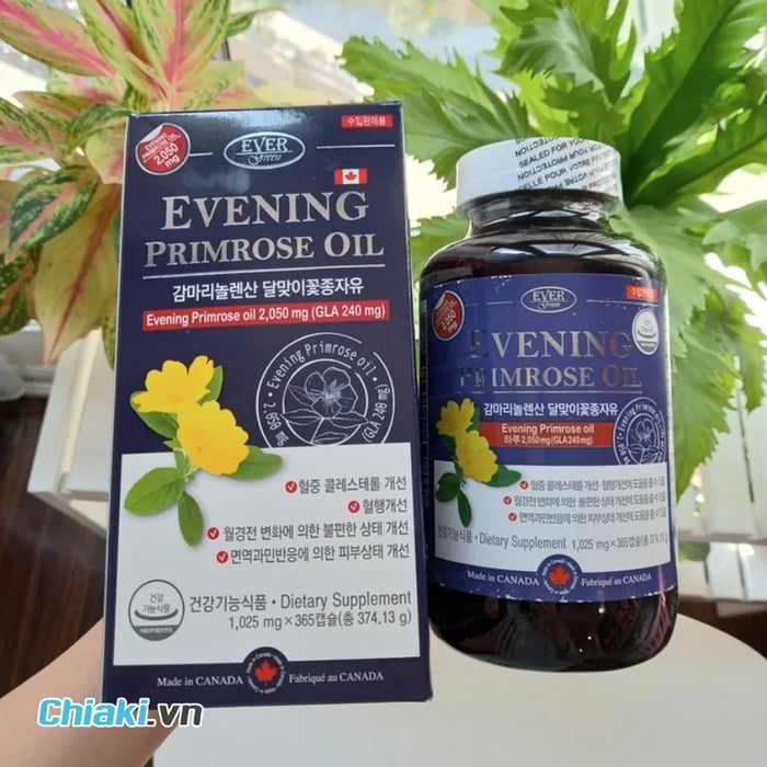 Tinh dầu hoa anh thảo Ever G.reen Evening Primrose Oil 1025mg