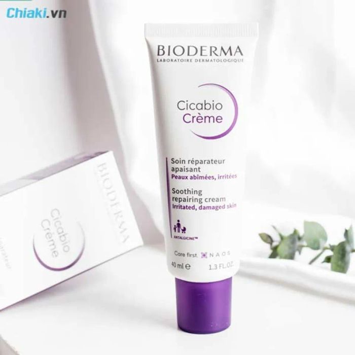 Kem dưỡng Bioderma cho da dầu mụn màu tím Cicabio Cream