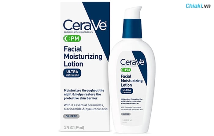 kem dưỡng ban đêm Cerave Facial Moisturizing Lotion PM