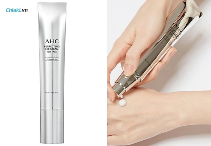 Kem mắt AHC Perfecting Eye Cream for Face giúp làm sáng và ngăn chặn quá trình lão hóa