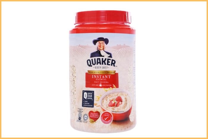 Sử dụng yến mạch Quaker để chuẩn bị bữa sáng cho bé 9 tháng tuổi.