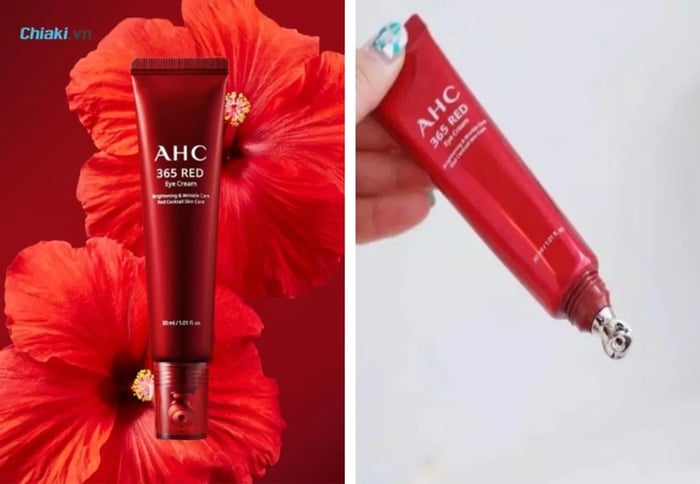 Kem mắt đỏ AHC 365 Red Eye Cream giúp giảm nếp nhăn