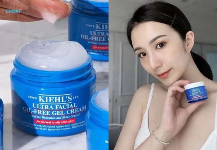 Sản phẩm Kem dưỡng ẩm dành cho da dầu của Kiehl’s Ultra Facial Oil-Free cung cấp nước