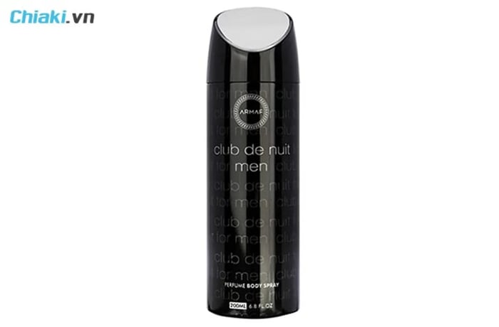 xịt toàn thân nam Armaf Club De Nuit Perfume Body Spray For Men