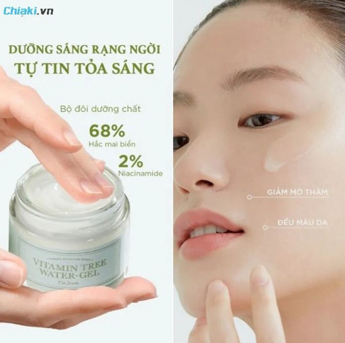 Vitamin Tree Water Gel có tác dụng tốt cho da