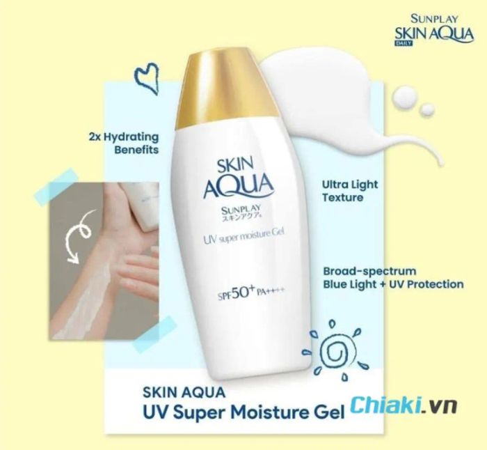 Kem chống nắng Skin Aqua UV Super Moisture Gel