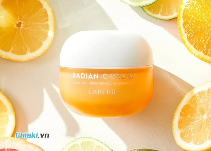 Kem dưỡng ẩm laneige radian c cho da tàn nhang, lão hóa, đốm nâu