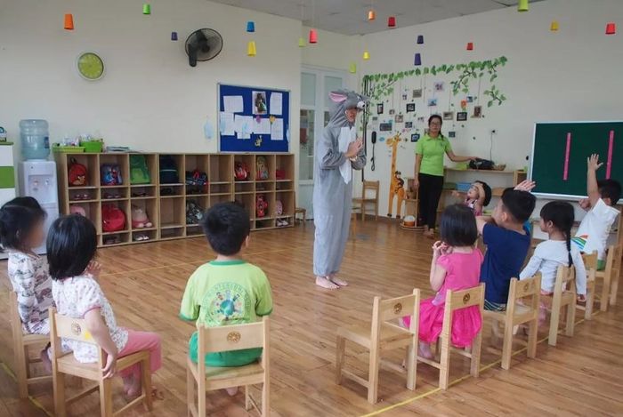 Trường mầm non Hà Nội Montessori - Nguyễn Phong Sắc (Ảnh: Sưu tầm)