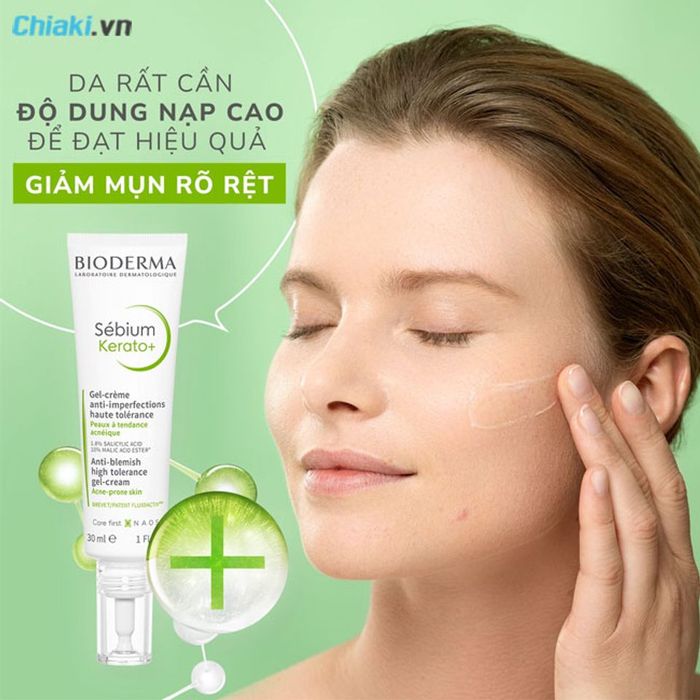 Kem dưỡng giảm mụn Bioderma Sebium Kerato