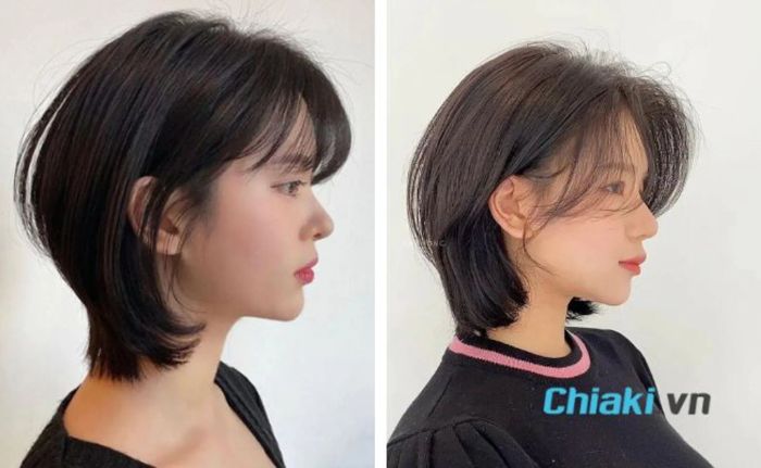 Tóc nữ mullet uốn cụp đuôi - Sự đơn giản và cá tính