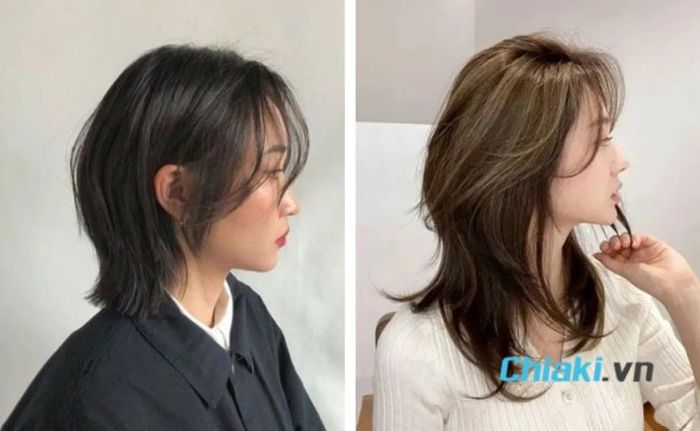 Tóc mullet layer nữ mái bay - Sự xinh đẹp từ mái bay ngắn đến mái bay dài