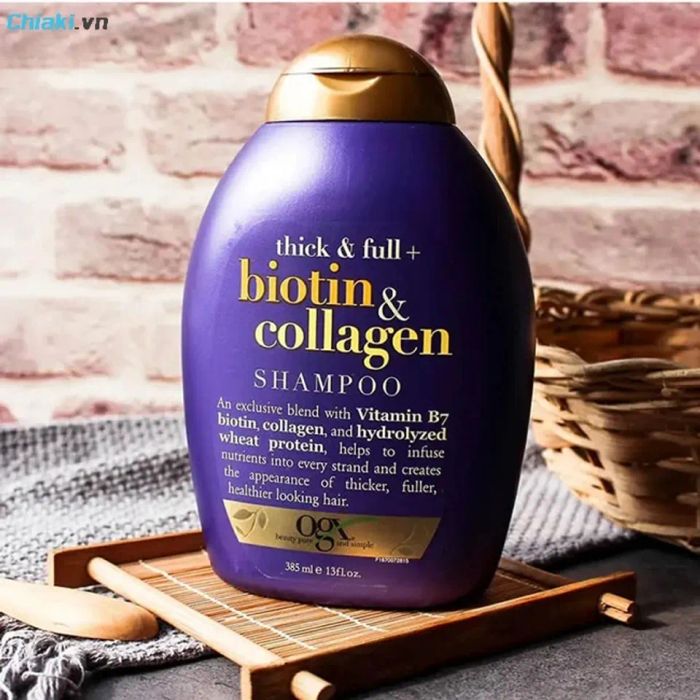 Dầu gội tím Collagen OGX