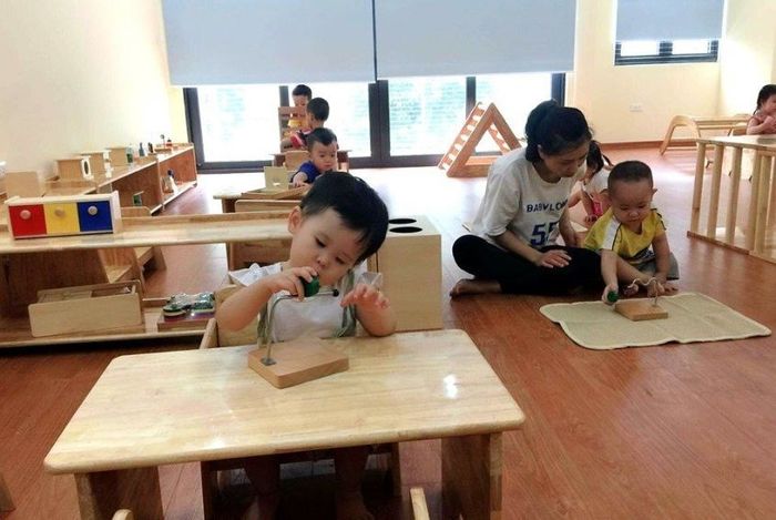 Trường mầm non Cầu vồng Montessori (Ảnh: Sưu tầm)