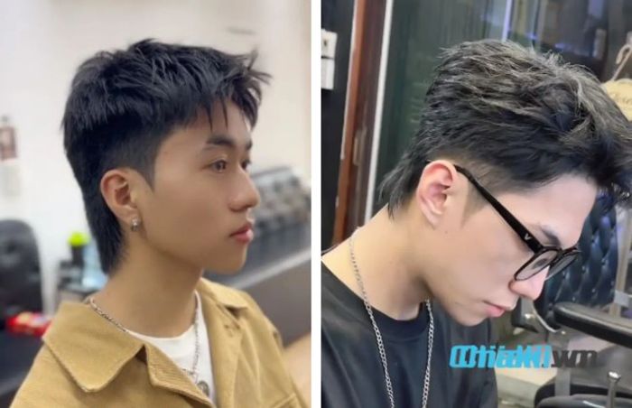 Kiểu tóc Ivy League Mullet