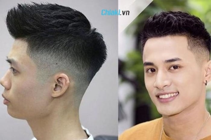 Kiểu tóc Short Quiff thể thao, năng động