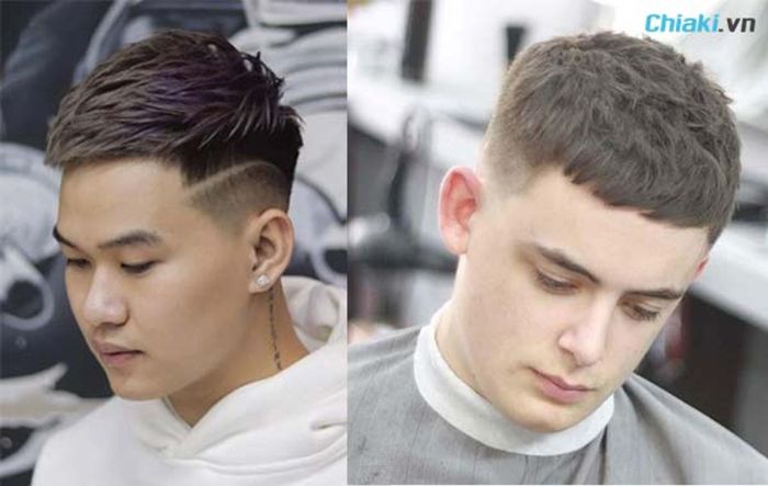 uốn tóc nam theo kiểu Mohican