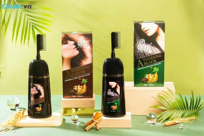 Có những loại dầu gội phủ bạc Sin Hair Nhật Bản nào?