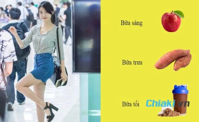 Hạn chế trong chế độ giảm cân của IU