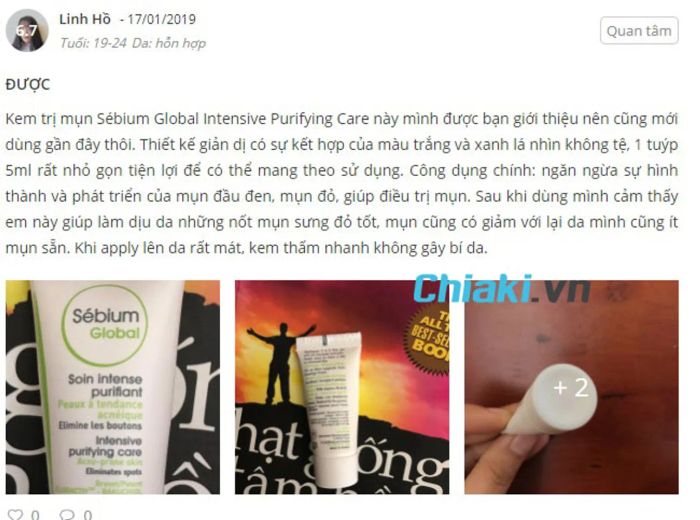 Nhận xét về kem dưỡng ẩm Bioderma xanh từ người sử dụng