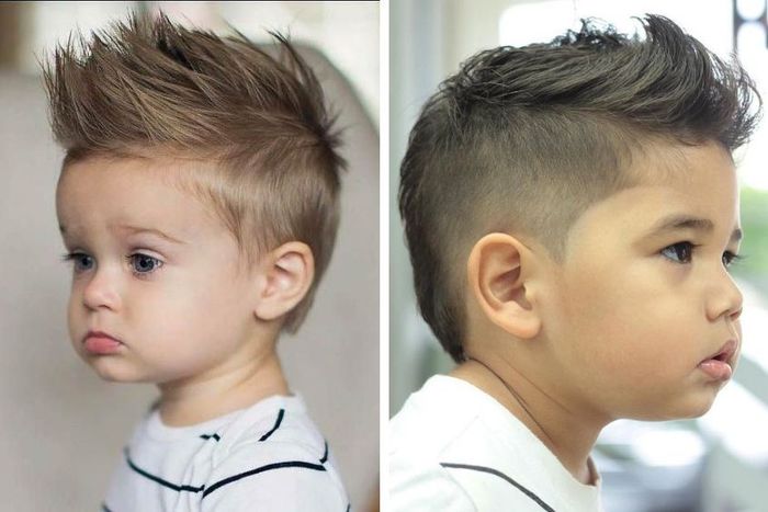 Kiểu tóc faux hawk cho bé trai cực nam tính