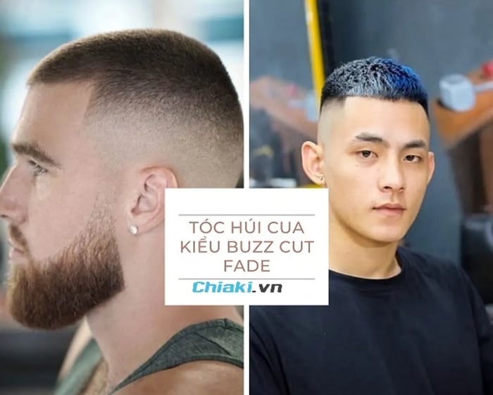 Tóc cua nam đẹp Buzz Cut Fade