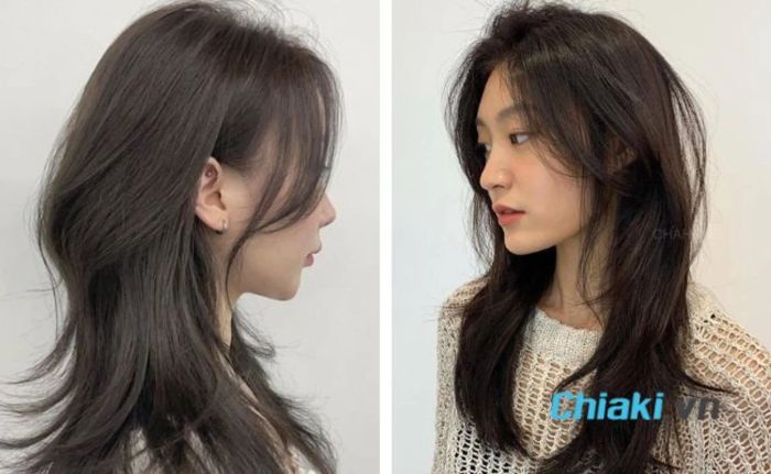 Tóc nữ mullet mái dài