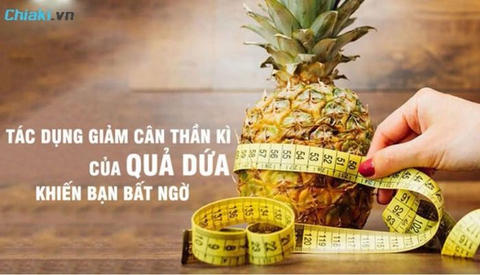 Nước ép dứa có giúp giảm cân không?