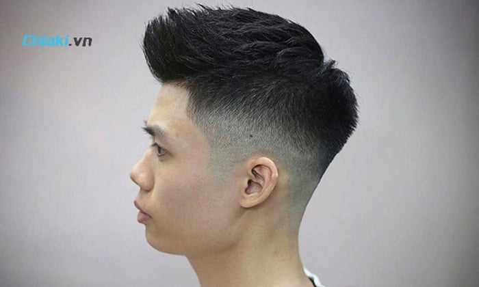 Tóc Quiff ngắn chắn viền tự nhiên