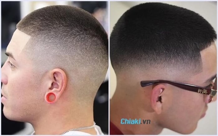 Tóc lính đánh bộ Skin Fade Buzz Cuts