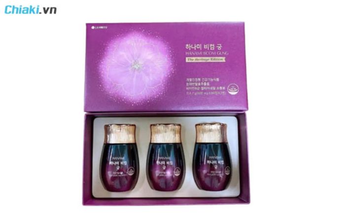 Viên uống trị mụn nội tiết LG Hanami Bcom Gung 