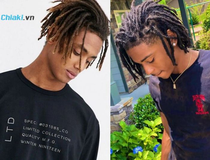 Tóc con sâu dài kiểu Dreadlock