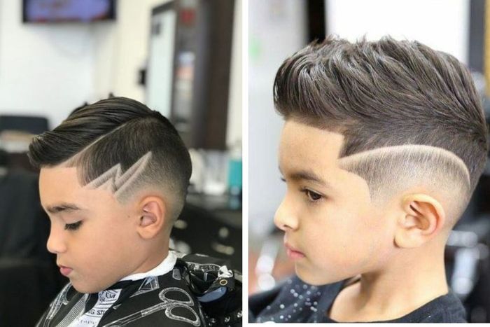 Mẫu kiểu tóc faux hawk cho bé trai phong cách soái ca