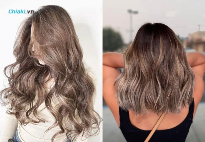 Màu tóc nhuộm đẹp với Balayage