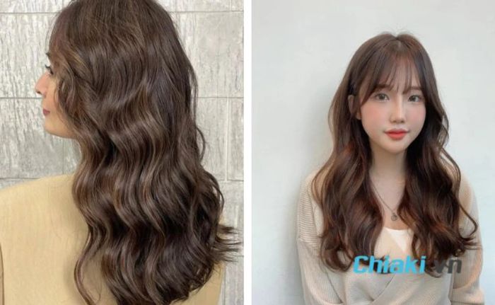 Nhuộm tóc không cần tẩy màu trà sữa đường đen