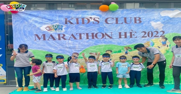 Kid’s Club đang tổ chức Marathon hè dành cho các bé. Nguồn: Kid’s Club