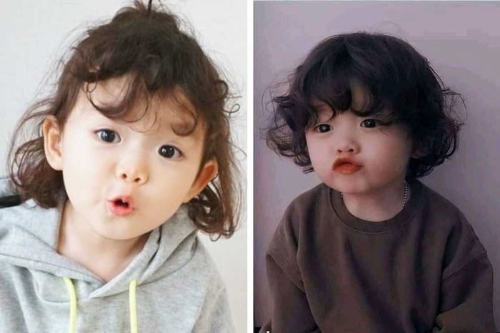 Tóc tomboy dễ thương cho bé gái