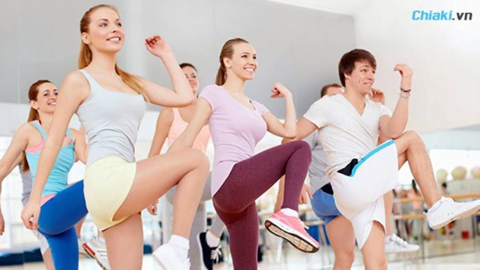 Bài tập Aerobic giảm cân nâng cao đùi