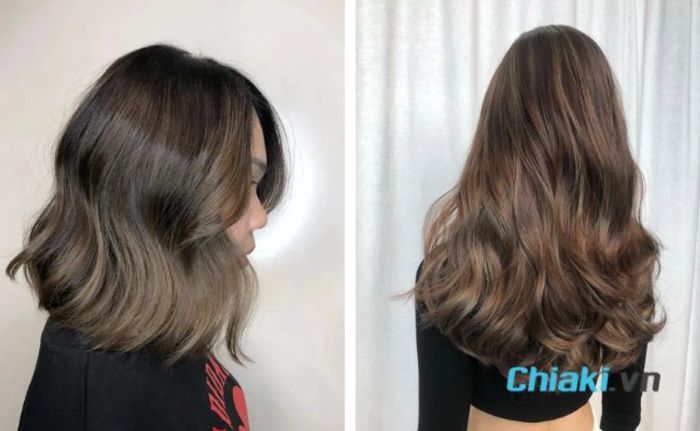 Tông màu nâu tro không cần tẩy tóc