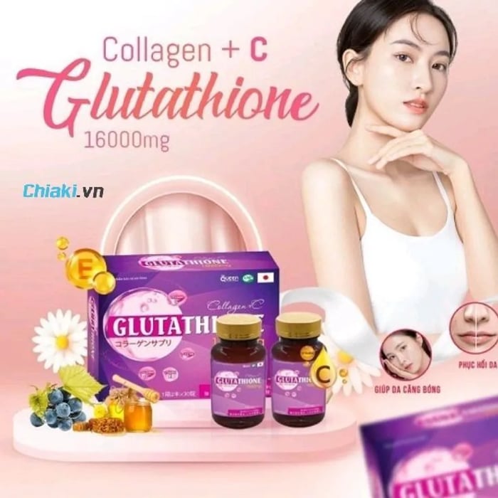 Viên uống trắng da Glutathione 16000mg có tác dụng không?