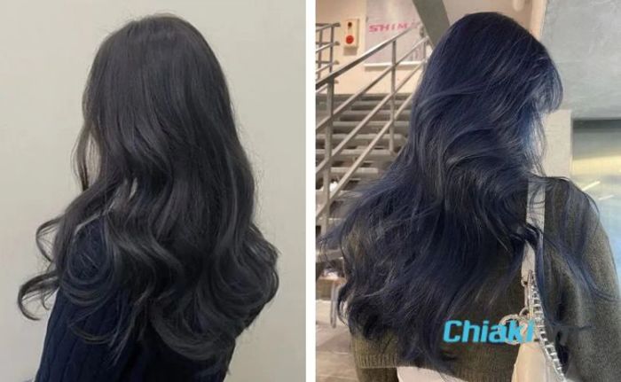 Màu tóc không cần tẩy - Xanh đen