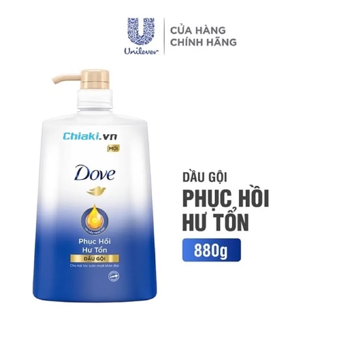 Đánh giá về dầu gội Dove phục hồi hư tổn