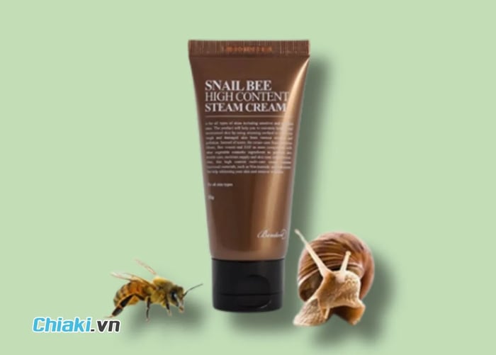 Kem dưỡng ốc sên Benton Snail Bee High Content Steam Cream