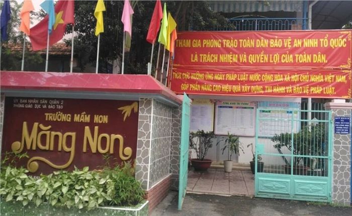 Trường mầm non quận hai măng non