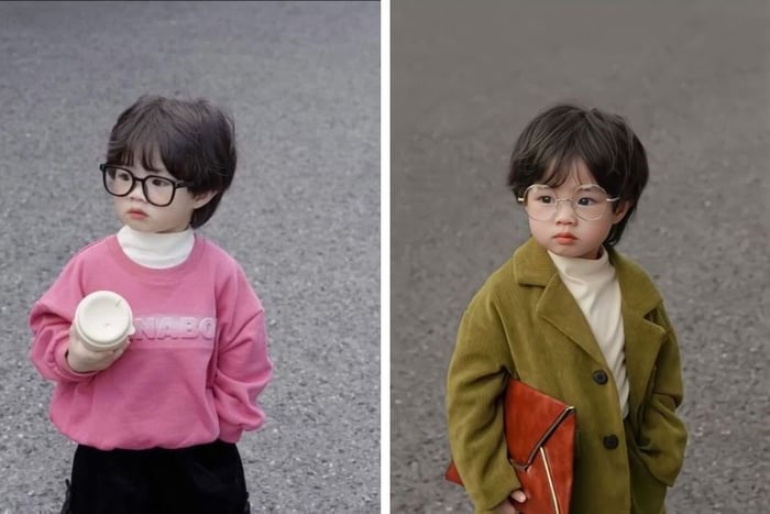 Tóc tomboy cho bé gái với mái ngắn gợn sóng