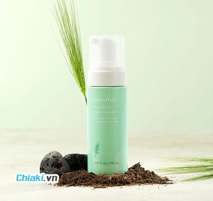 Sữa Rửa Mặt Dạng Bọt Innisfree Green Barley Bubble Cleanser