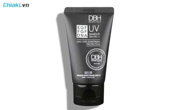 kem chống nắng vật lý lai hóa học DBH UV Shield EGF FGF DNA SPF47