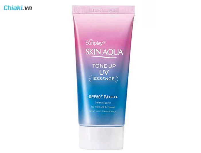 Kem chống nắng vật lý lai hóa học Sunplay Skin Aqua Tone Up UV Essence